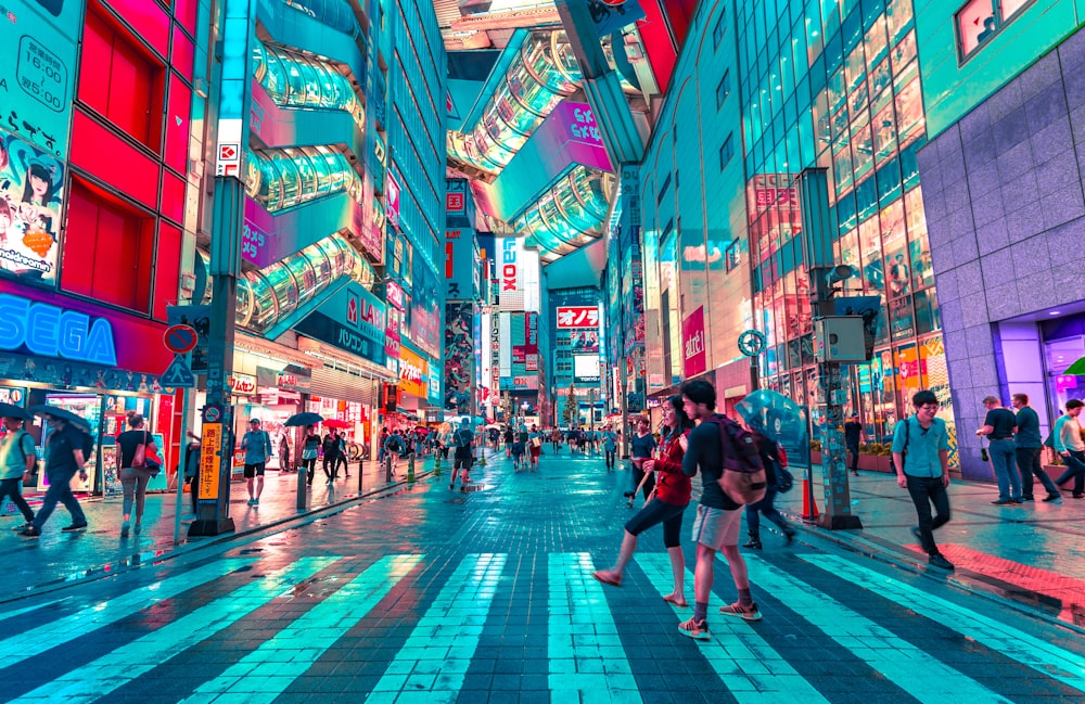 Neon night mood